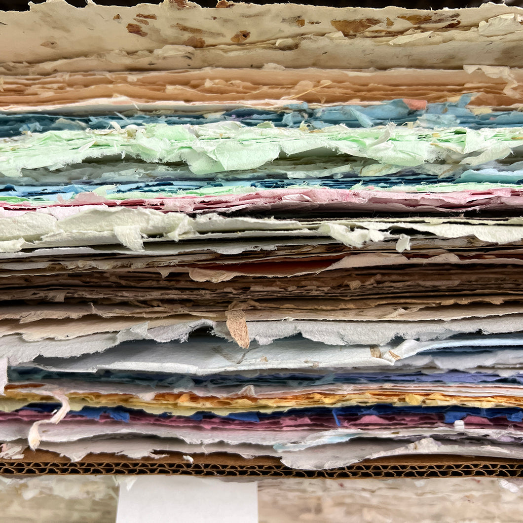 8 Full Sheets Handmade Paper - Mystery Pack