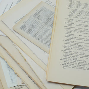 100 Pieces Foreign Text Junk Journals, Collage and Mixed Media Artwork